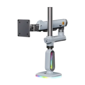 Brazo Soporte Para Monitor North Bayou V8 (1118751094) Gaming, Lake Blue, Rack Base, Para 32 A 60, De 2Kg Hasta 20Kg, Altura Ajustable, Luz Rgb