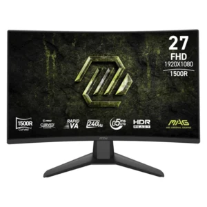 Monitor Gaming Msi 27 (Mag 274Cf X24) Curvo, Fhd, Va, Ai Vision, Hdmi/Dp, 0.5Ms, 240Hz