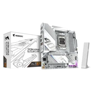 Placa Gigabyte (X870M Aorus Elite Wifi7 Ice) Am5, Micro-Atx, Pcie 5.0, Wifi 7, Lan De 2.5Gbe, Ddr5