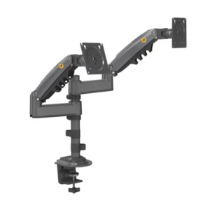Brazo Soporte Para 2 Monitores North Bayou H180 (1100671106 H180) Rack Base, Para 17 A 35, De 2Kg Hasta 9Kg, Altura Ajustable, Resorte De Gas