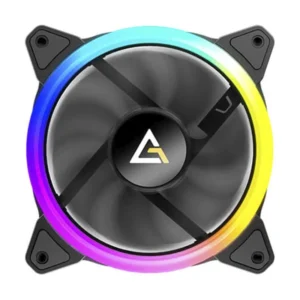 Cooler Para Case Antec Neon 120 Argb (0-761345-40024-4) Negro, 120Mm, Conector 4 Pines (Pwm), Led-Argb