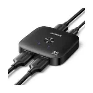 Switch Hdmi 2 X 1 Ugreen Aw700 (65877) 8K @60Hz, 2.1, Dolby Atmos 48Gbps, Trasmite Una Sola Imagen De Diferentes Equipos