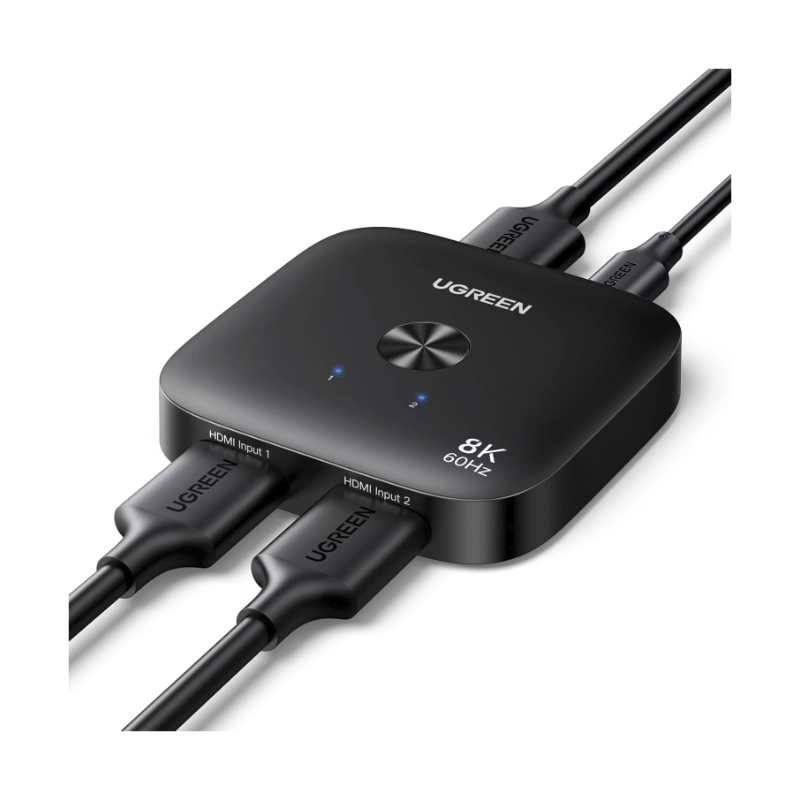 Switch Hdmi 2 X 1 Ugreen Aw700 (65877) 8K @60Hz, 2.1, Dolby Atmos 48Gbps, Trasmite Una Sola Imagen De Diferentes Equipos 1 Switch Hdmi 2 X 1 Ugreen Aw700 (65877) 8K @60Hz, 2.1, Dolby Atmos 48Gbps, Trasmite Una Sola Imagen De Diferentes Equipos