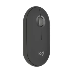 Mouse Inalambrico Logitech Pebble Mouse 2 M350S (910-007049) Grafito, Bluetooth, Ligero, Personalizable, Clicks Discretos, Easy-Switch, Recargable