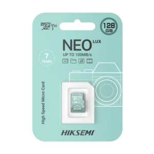 Memoria Micro Sd Hiksemi Neo Lux 128Gb (Hs-Tf-D3 128G) V30, Sdxc I, 100Mbs