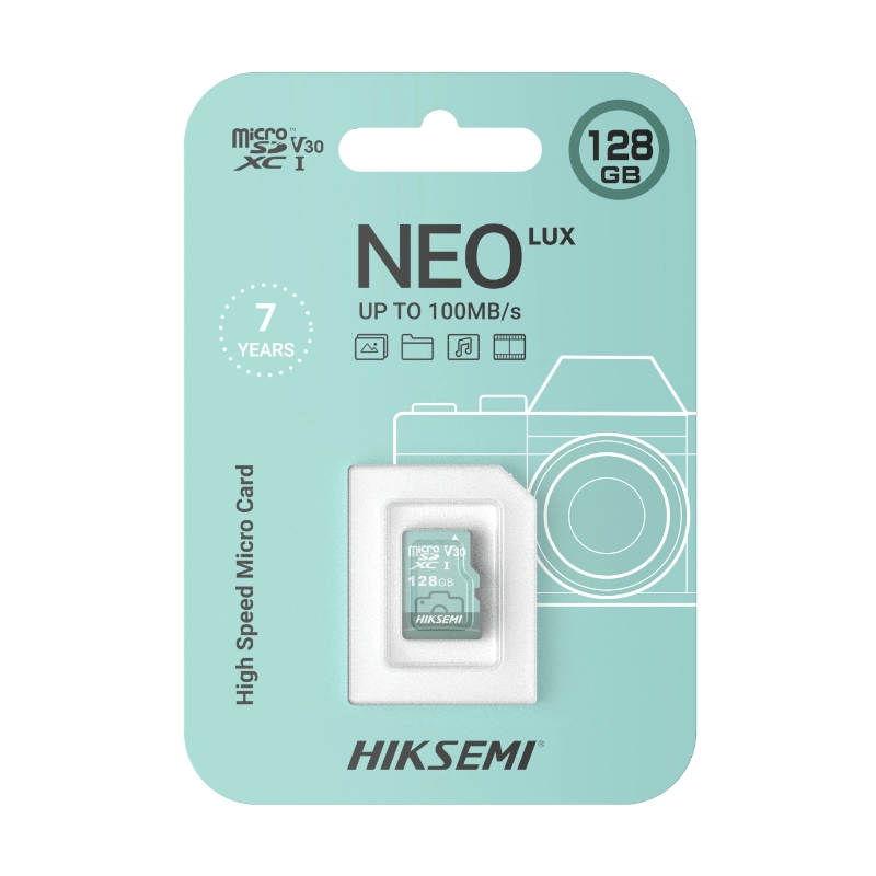 Memoria Micro Sd Hiksemi Neo Lux 128Gb (Hs-Tf-D3 128G) V30, Sdxc I, 100Mbs 1 Memoria Micro Sd Hiksemi Neo Lux 128Gb (Hs-Tf-D3 128G) V30, Sdxc I, 100Mbs