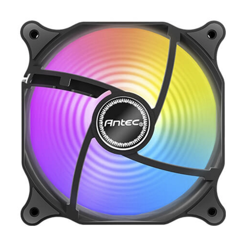 Cooler Para Case Antec F12 Racing Argb (0-761345-40014-5) Negro, 120Mm, Conector 4 Pines (Pwm), Led-Argb 2 Cooler Para Case Antec F12 Racing Argb (0-761345-40014-5) Negro, 120Mm, Conector 4 Pines (Pwm), Led-Argb - Imagen 2