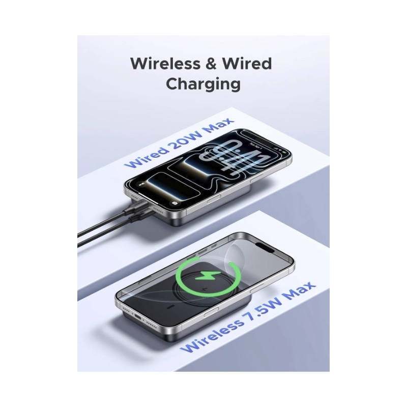 Power Bank Ugreen Pb561 (25919) Magnetico Magsafe, Carga Rapida Pd 20W, Iphone 17/17 Pro/17 Air/17 Pro Max, 10000Mah 2 Power Bank Ugreen Pb561 (25919) Magnetico Magsafe, Carga Rapida Pd 20W, Iphone 17/17 Pro/17 Air/17 Pro Max, 10000Mah - Imagen 2