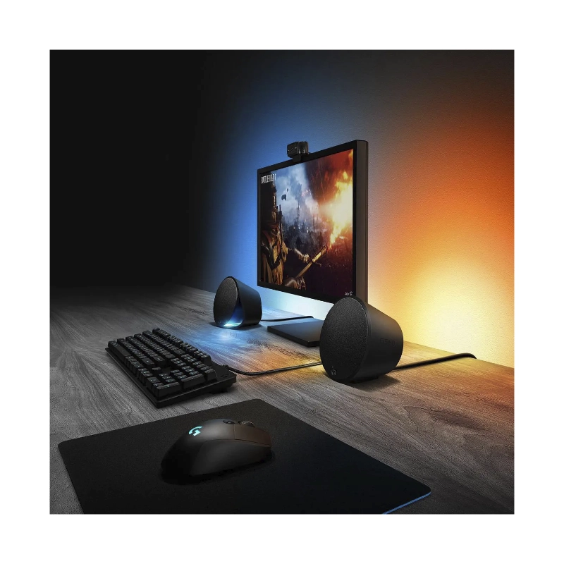 Subwoofer Logitech G560 (980-001310) 60W, Sonido Envolvente 7.1 Dts:X Ultra, Bluetooth, Lightsync Rgb 7 Subwoofer Logitech G560 (980-001310) 60W, Sonido Envolvente 7.1 Dts:X Ultra, Bluetooth, Lightsync Rgb - Imagen 7