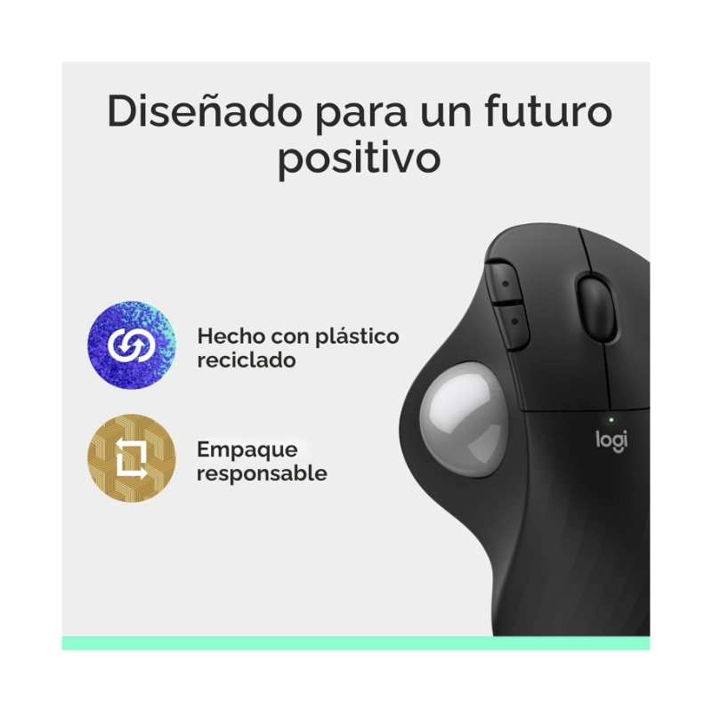 Mouse Inalambrico Logitech Ergo M575S (910-007031) Grafito, Bluetooth, Modo Trackball, Control Comodo Con El Pulgar, Seguimiento Preciso Y Fluido 9 Mouse Inalambrico Logitech Ergo M575S (910-007031) Grafito, Bluetooth, Modo Trackball, Control Comodo Con El Pulgar, Seguimiento Preciso Y Fluido - Imagen 9