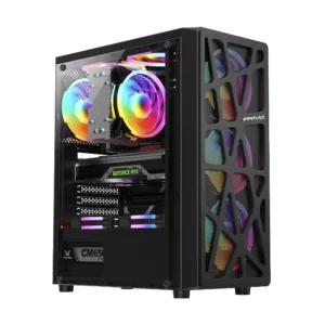 Case Fpmax (Cortex-B) Sin Fuente, Negro, Atx, 1 Panel Acrilico, X4 Fan, Led Rainbow