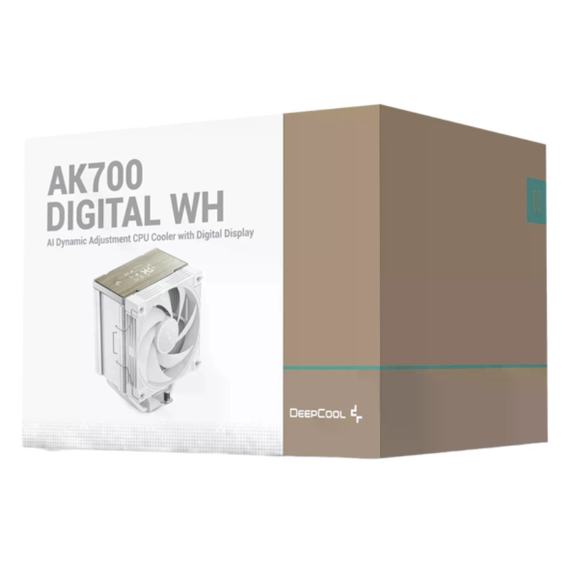 Disipador De Procesador Deep Cool Ak700 Digital Wh (R-Ak700-Whndmn-Gjd) Blanco, Pantalla Digital, Imitacion Madera, Socket 1155/1851-Am4/Am5 8 Disipador De Procesador Deep Cool Ak700 Digital Wh (R-Ak700-Whndmn-Gjd) Blanco, Pantalla Digital, Imitacion Madera, Socket 1155/1851-Am4/Am5 - Imagen 8
