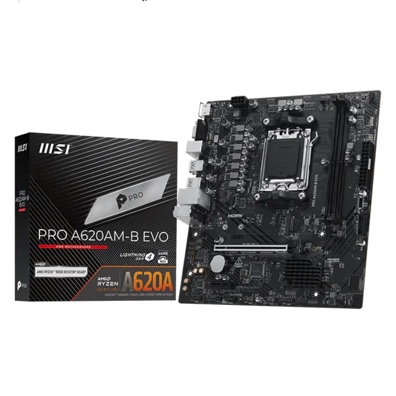 Placa Msi (Pro A620Am-B Evo) Am5, Micro-Atx, Ddr5 1 Placa Msi (Pro A620Am-B Evo) Am5, Micro-Atx, Ddr5