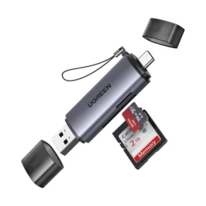 Lector De Memorias Sd Ugreen Cm185 (50706) X1 Micro Sd, X1 Tf, X1 Micro Sdxc, X1 Micro Sdhc, Usb-A/Usb-C