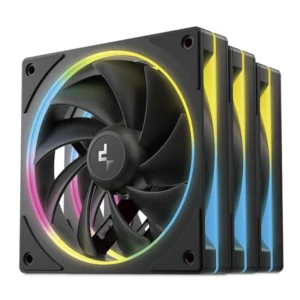Cooler Para Case Deep Cool Fl12 Se 3In1 (R-Fl12Se-Bkapn3-G) Pack X3, Negro, 120Mm, Led-Argb