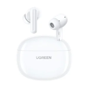 Auricular Bluetooth Ugreen Hitune P3 Ws207 (45110) Blanco, Bluetooth 5.4, Diafragmas Con Enc, Cancelacion De Ruido, Hasta 28 Horas