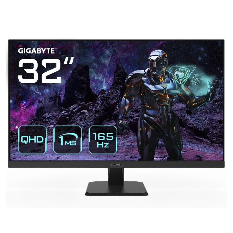 Monitor Gaming Gigabyte Led 32 (Gs32Q) Ips, Qhd 2K, 2560X1440, 2 Hdmi/Dp, 1Ms, 165Hz, Hdr Ready 1 Monitor Gaming Gigabyte Led 32 (Gs32Q) Ips, Qhd 2K, 2560X1440, 2 Hdmi/Dp, 1Ms, 165Hz, Hdr Ready