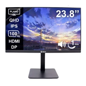 Monitor Teros 24 (Te-2416Cs) Ips, 2K Qhd, Hdmi/Dp, 1Ms, 100Hz, Parlante Integrado, Camara 5Mp, Ideal Para Trabajo Y Videollamadas