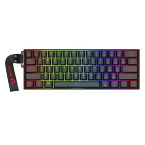 Teclado Redragon Fizz Magnetic 60% (K617Rgb-Mp-Sp) Negro, Mecanico, Switch Magnetico, Hall Effect, Polling Rate 8000Hz, Led-Rgb