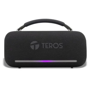 Parlante Portatil Teros Vibes (Vb-6049Bk) 60W, Negro, 4000 Mah, Usb + Tf + Aux 3.5Mm, Bluetooth 5.3, Led-Rgb
