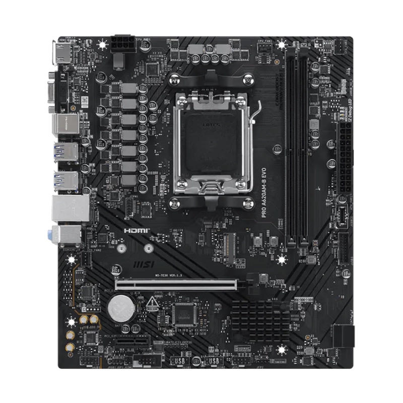 Placa Msi (Pro A620Am-B Evo) Am5, Micro-Atx, Ddr5 2 Placa Msi (Pro A620Am-B Evo) Am5, Micro-Atx, Ddr5 - Imagen 2