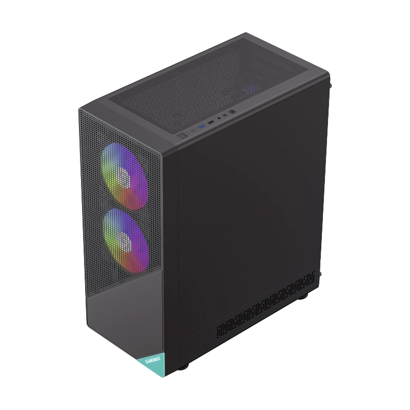Case Gamemax (Focus) Sin Fuente, Negro, Atx, 1 Panel Vidrio, X3 Fan, Led-Argb 3 Case Gamemax (Focus) Sin Fuente, Negro, Atx, 1 Panel Vidrio, X3 Fan, Led-Argb - Imagen 3