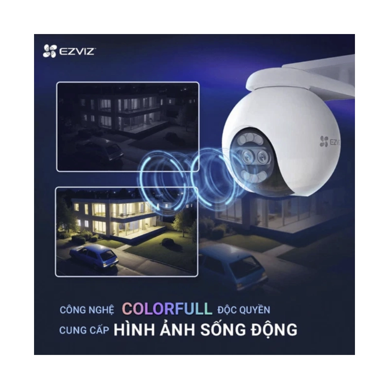 Camara De Seguridad Exterior Ezviz Cs-H80X 4K (Cs-H80X(8Mp+2Mp,4Mm)) Wifi, 8Mp, Vision Nocturna A Color, Seguimiento Y Ampliacion Automatica, Doble 3 Camara De Seguridad Exterior Ezviz Cs-H80X 4K (Cs-H80X(8Mp+2Mp,4Mm)) Wifi, 8Mp, Vision Nocturna A Color, Seguimiento Y Ampliacion Automatica, Doble - Imagen 3