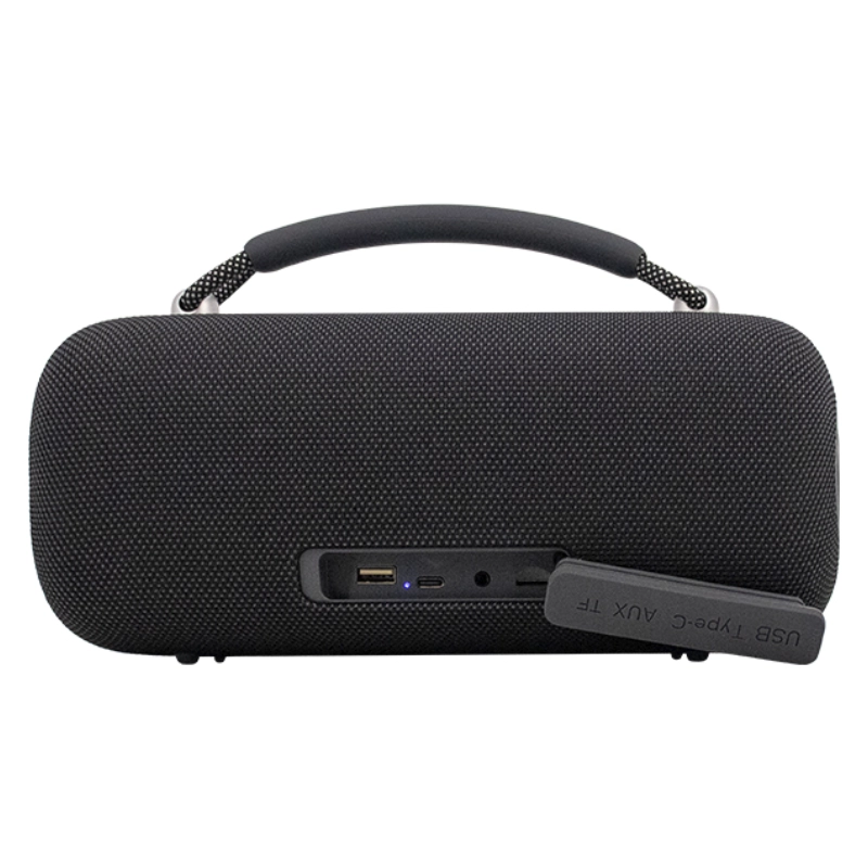 Parlante Portatil Teros Vibes (Vb-6049Bk) 60W, Negro, 4000 Mah, Usb + Tf + Aux 3.5Mm, Bluetooth 5.3, Led-Rgb 5 Parlante Portatil Teros Vibes (Vb-6049Bk) 60W, Negro, 4000 Mah, Usb + Tf + Aux 3.5Mm, Bluetooth 5.3, Led-Rgb - Imagen 5