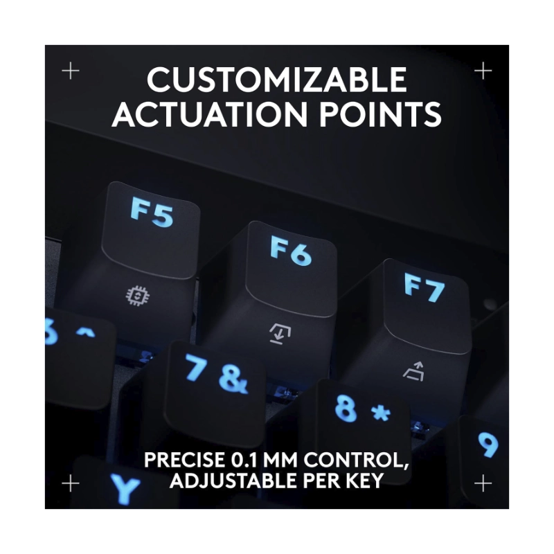 Teclado Logitech G Pro X Tkl Rapid 80% (920-013131) Negro, Mecanico, Switch Magneticos Con Rapid Trigger, Rueda De Volumen Y Botones Multimedia, Rgb 4 Teclado Logitech G Pro X Tkl Rapid 80% (920-013131) Negro, Mecanico, Switch Magneticos Con Rapid Trigger, Rueda De Volumen Y Botones Multimedia, Rgb - Imagen 4