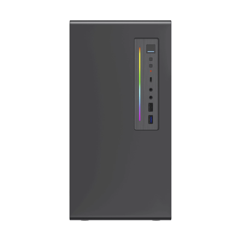 Case Halion Office (6528) Con Fuente De 600W, Negro, Micro-Atx, X1 Fan 2 Case Halion Office (6528) Con Fuente De 600W, Negro, Micro-Atx, X1 Fan - Imagen 2