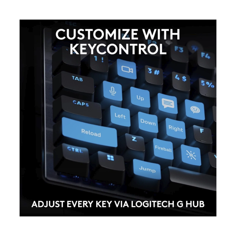 Teclado Logitech G Pro X Tkl Rapid 80% (920-013131) Negro, Mecanico, Switch Magneticos Con Rapid Trigger, Rueda De Volumen Y Botones Multimedia, Rgb 5 Teclado Logitech G Pro X Tkl Rapid 80% (920-013131) Negro, Mecanico, Switch Magneticos Con Rapid Trigger, Rueda De Volumen Y Botones Multimedia, Rgb - Imagen 5