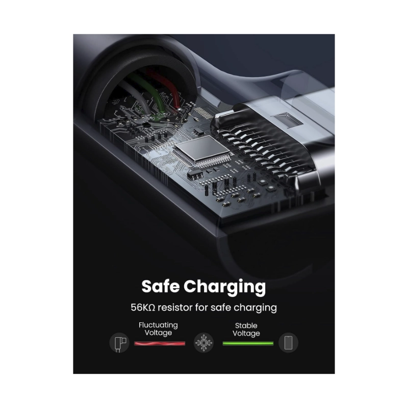 Cable De Carga & Datos Usb A Usb-C Ugreen Us284 (50942) Trenzado, Angulo 90 Grados Tipo C, Compatible Con Iphone 16, 2 Metros 5 Cable De Carga & Datos Usb A Usb-C Ugreen Us284 (50942) Trenzado, Angulo 90 Grados Tipo C, Compatible Con Iphone 16, 2 Metros - Imagen 5