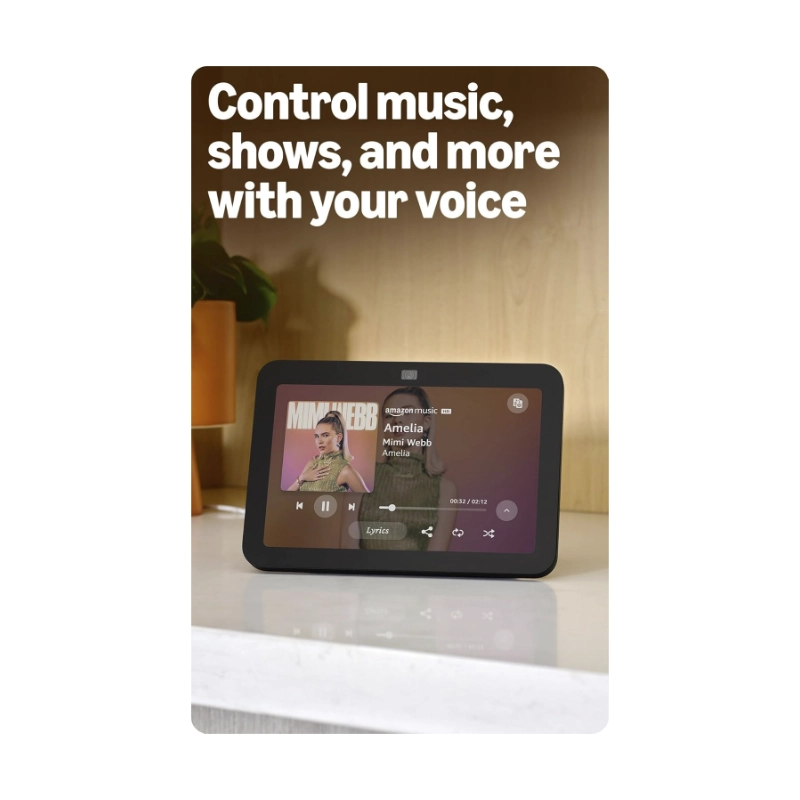 Asistente Inteligente Amazon Echo Show 8 (R85Sd6-W) Blanco, 3Ra Generacion, Pantalla Hd 8, Audio Espacial, Ideal Para Espacios Abiertos, Alexa 5 Asistente Inteligente Amazon Echo Show 8 (R85Sd6-W) Blanco, 3Ra Generacion, Pantalla Hd 8, Audio Espacial, Ideal Para Espacios Abiertos, Alexa - Imagen 5