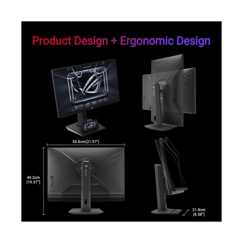 Monitor Gaming Asus Rog Strix 25 (Xg259Cms) Fhd, Fast Ips, Hdmi/Dp, 1Ms, 310Hz, Desenfoque De Movimiento Extremadamente Bajo, Compatible G-Sync 9 Monitor Gaming Asus Rog Strix 25 (Xg259Cms) Fhd, Fast Ips, Hdmi/Dp, 1Ms, 310Hz, Desenfoque De Movimiento Extremadamente Bajo, Compatible G-Sync - Imagen 9