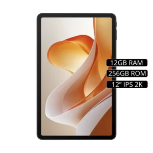 Tablet Blackview (Mega 2 Wifi) Gris, Pantalla Ips 2K 12, 256Gb Rom, 12Gb Ram, 9000Mah, Android 15, Cam 16Mp-8Mp
