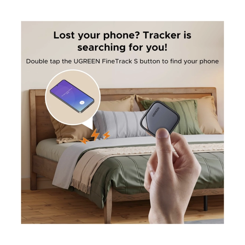 Localizador Inteligente Bluetooth Ugreen Cm829 (55769P) Paquete De 2, Localizador De Objetos, Para Llaves, Equipaje Y Pasaporte 4 Localizador Inteligente Bluetooth Ugreen Cm829 (55769P) Paquete De 2, Localizador De Objetos, Para Llaves, Equipaje Y Pasaporte - Imagen 4