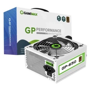 Fuente De Poder Gamemax Gp Performance (Gp-650-W) Blanco, 650W, Bronze