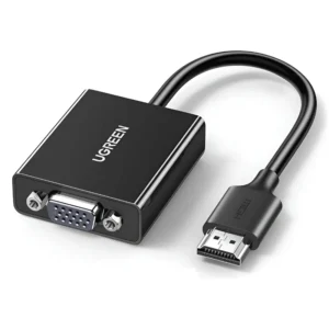 Adaptador Hdmi A Vga Ugreen Cm611 (90813) 25 Cm, Negro