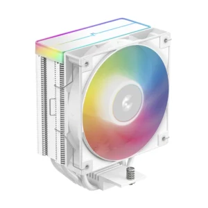 Disipador De Procesador Deep Cool Ag400 Wh Argb V2 (R-Ag400-Whammn-Gjd) Blanco, Aplicable A Socket, 1151/1851-Am4/Am5+, Led-Argb