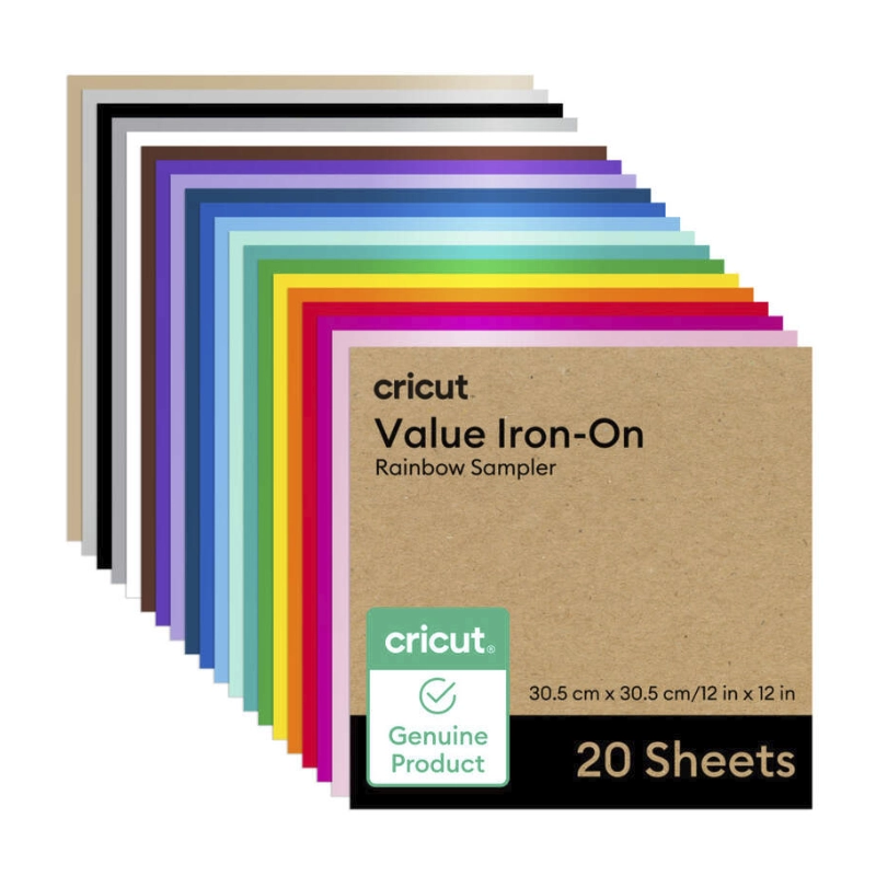 Paquete De Parches Termoadhesivos Value Cricut (2010898) 20 Unidades, Muestrario Arcoiris, Personalizar Textiles Como Camisetas, Mochilas Y Chaquetas 1 Paquete De Parches Termoadhesivos Value Cricut (2010898) 20 Unidades, Muestrario Arcoiris, Personalizar Textiles Como Camisetas, Mochilas Y Chaquetas