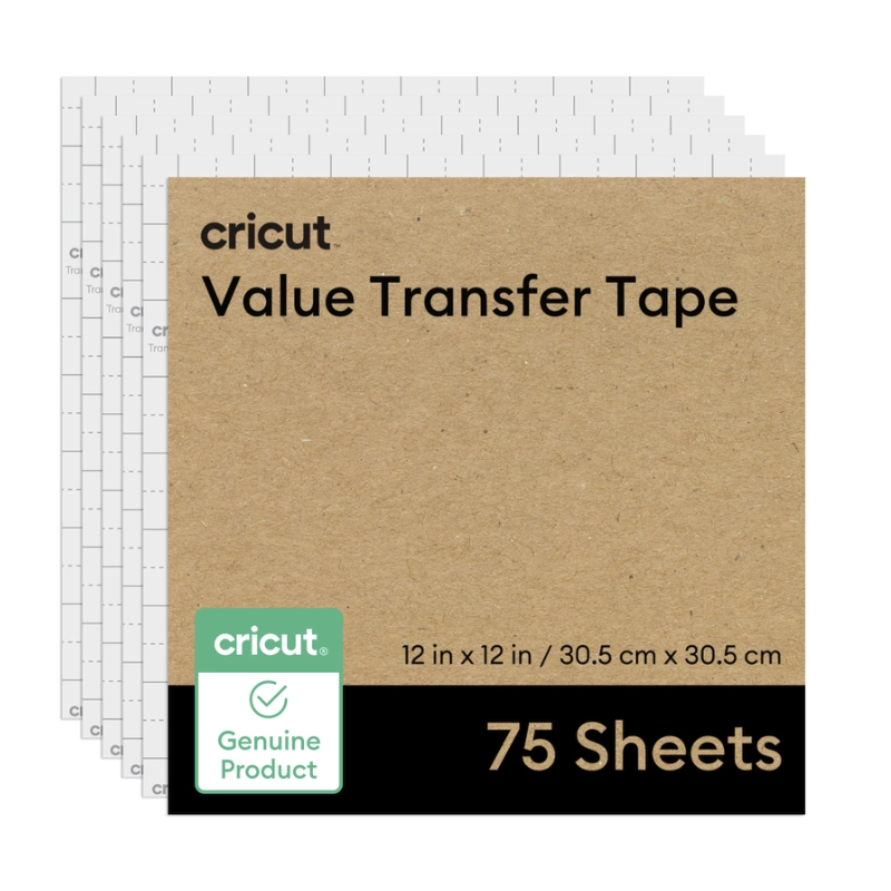 Cinta De Transferencia De Valor Cricut (2010891) 75 Hojas, Transferir Cortes De Vinilo Personalizados A Diversas Superficies Con Precision Y Facilidad 1 Cinta De Transferencia De Valor Cricut (2010891) 75 Hojas, Transferir Cortes De Vinilo Personalizados A Diversas Superficies Con Precision Y Facilidad