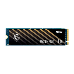 Ssd Solido M.2 Msi Spatium M450 1Tb (Sm450N1Tb) 80Mm, Nvme Pcie, 3600Mb/S, 3000Mb/S, Gen4 X 4