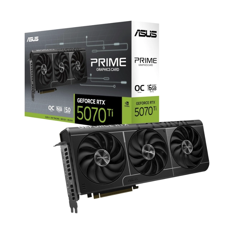 Tarjeta Grafica Asus Geforce Rtx 5070 Ti 16Gb Gddr7 Oc Edition (Prime-Rtx5070Ti-O16G) 256 Bit, Ventiladores Axial-Tech, Bios Dual 1 Tarjeta Grafica Asus Geforce Rtx 5070 Ti 16Gb Gddr7 Oc Edition (Prime-Rtx5070Ti-O16G) 256 Bit, Ventiladores Axial-Tech, Bios Dual