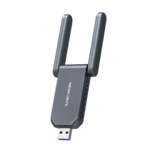 Usb Inalambrico Mercusys Be6500 (Ma37Beh) Wi-Fi 7, 2.4Ghz/688Mbps, 6Ghz/2882Mbps, Antena X2
