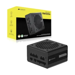 Fuente De Poder Corsair Rm1000E (Cp-9020297-Na) 1000W, Gold, Atx 3.1 Y Pcie 5.1, Condensadores Con Clasificacion De 105 C, Modular