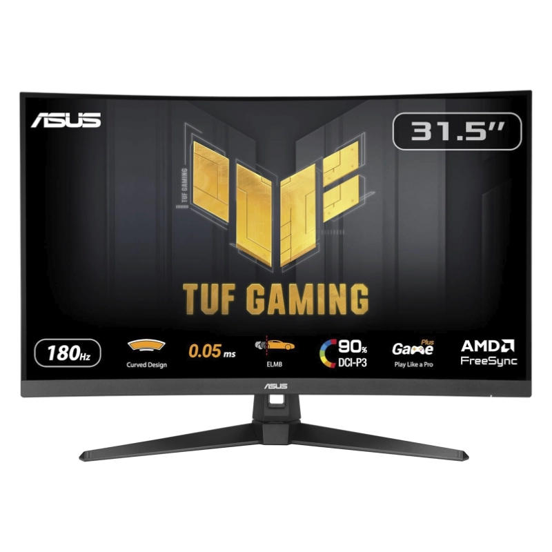 Monitor Gaming Asus Tuf Gaming 32 (Vg32Wq3B) Curvo, Fast Va, Qhd 2K , 2560X1440, 2 Hdmi/Dp, 0.5Ms, 180Hz, 1500R, Extreme Low, Freesyn, Shadow Boost 1 Monitor Gaming Asus Tuf Gaming 32 (Vg32Wq3B) Curvo, Fast Va, Qhd 2K , 2560X1440, 2 Hdmi/Dp, 0.5Ms, 180Hz, 1500R, Extreme Low, Freesyn, Shadow Boost