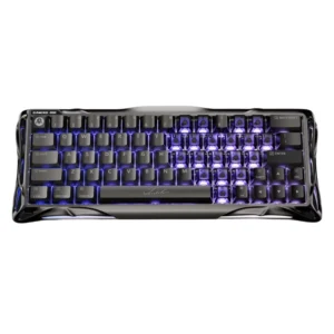 Teclado Gravastar Mercury V60 Pro 60% (Gs V60 Pro_xtal_blk) Gunmetal Smoke, Magneticos, Sondeo De 8 Khz, Latencia De 0,125Ms, Marco Aluminio