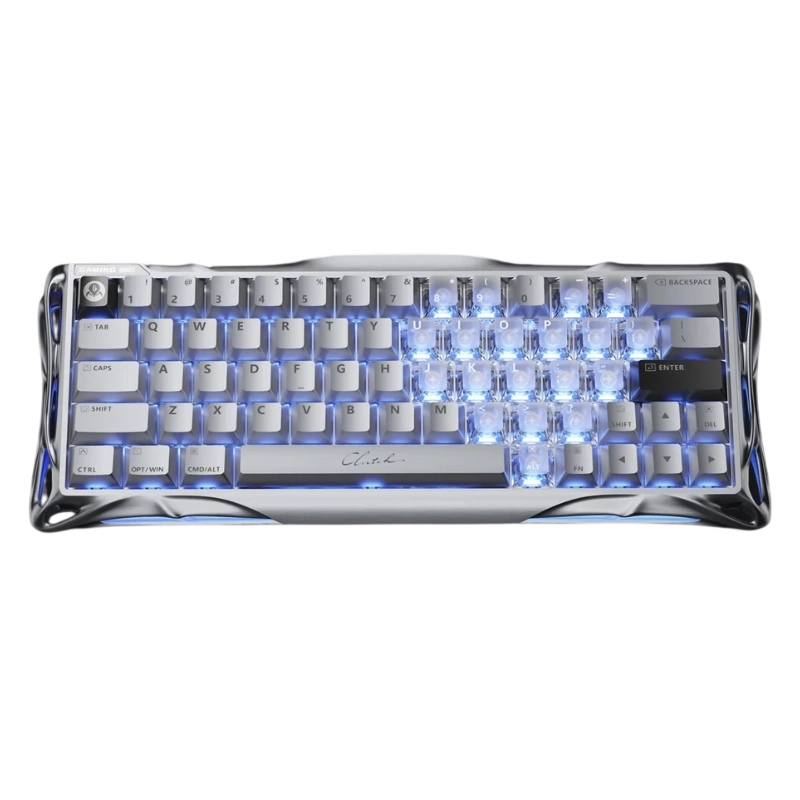 Teclado Gravastar Mercury V60 Pro 60% (Gs V60 Pro_xtal_slv) Silver Frost, Magneticos, Sondeo De 8 Khz, Latencia De 0,125Ms, Marco Aluminio 1 Teclado Gravastar Mercury V60 Pro 60% (Gs V60 Pro_xtal_slv) Silver Frost, Magneticos, Sondeo De 8 Khz, Latencia De 0,125Ms, Marco Aluminio