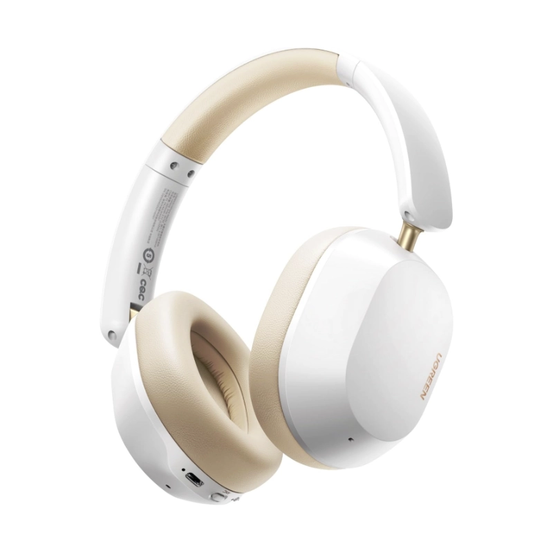 Auricular Bluetooth Ugreen Hp203 (35758) Blanco, Cancelacion De Ruido, Sonido De Alta Resolucion, 75 Horas, Conexion De 2 Dispositivos 1 Auricular Bluetooth Ugreen Hp203 (35758) Blanco, Cancelacion De Ruido, Sonido De Alta Resolucion, 75 Horas, Conexion De 2 Dispositivos