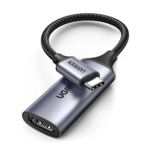 Adaptador Usb-C A Hdmi Ugreen Cm297 (70444) 4K@60Hz, Aluminio, Compatible Con Iphone 17/16 Pro Max